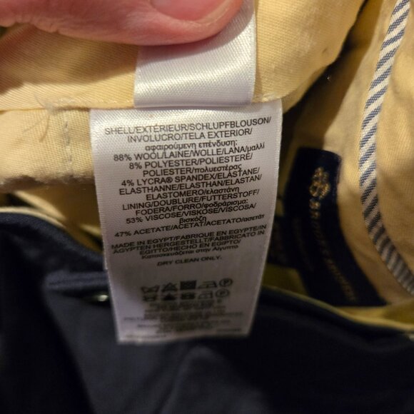 Brooks Brothers Regent Fit Navy Blue Wool Dress Pants 36x32 - Picture 4 of 4